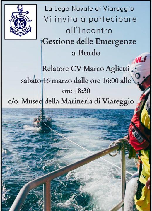 incontro su come gestire le emrgenze a bordo