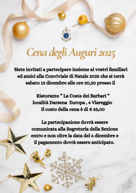 cena di natale 2025